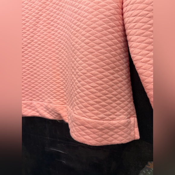 🧿PRICE FIRM🧿 CROFT & BARROW pink quilted sweater - Picture 3 of 10